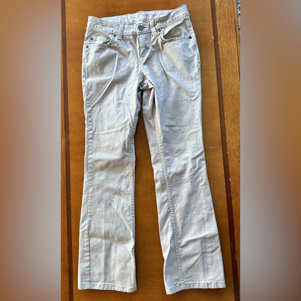 Girl’s khaki Jean’s